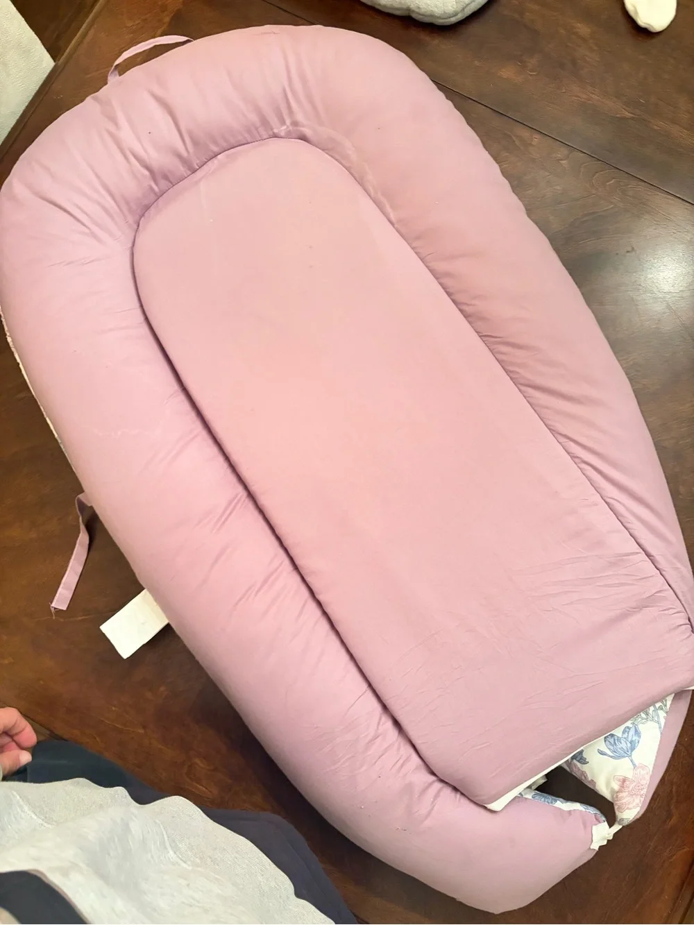 Floral Infant Lounger - Pink and Blue Floral